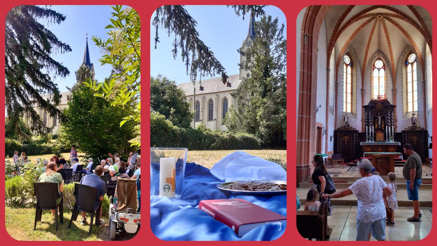 Collage Picknickgottesdienst