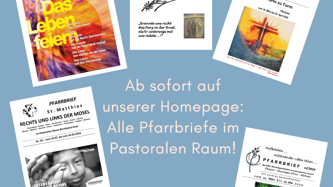 Collage Pfarrbriefe
