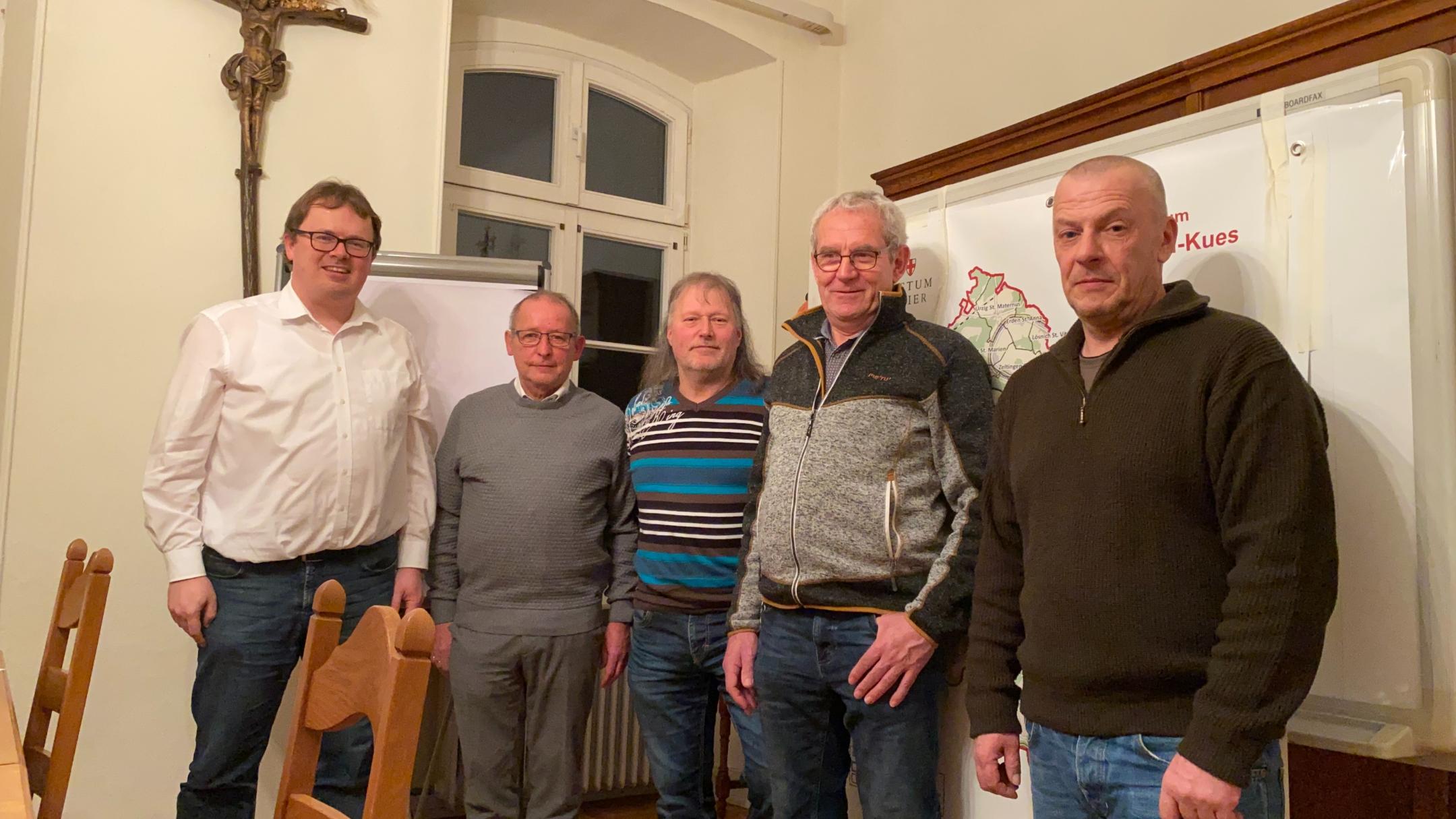 Verbandsausschuss des Kirchengemeindeverbandes Pastoraler Raum nach der Konstituierung