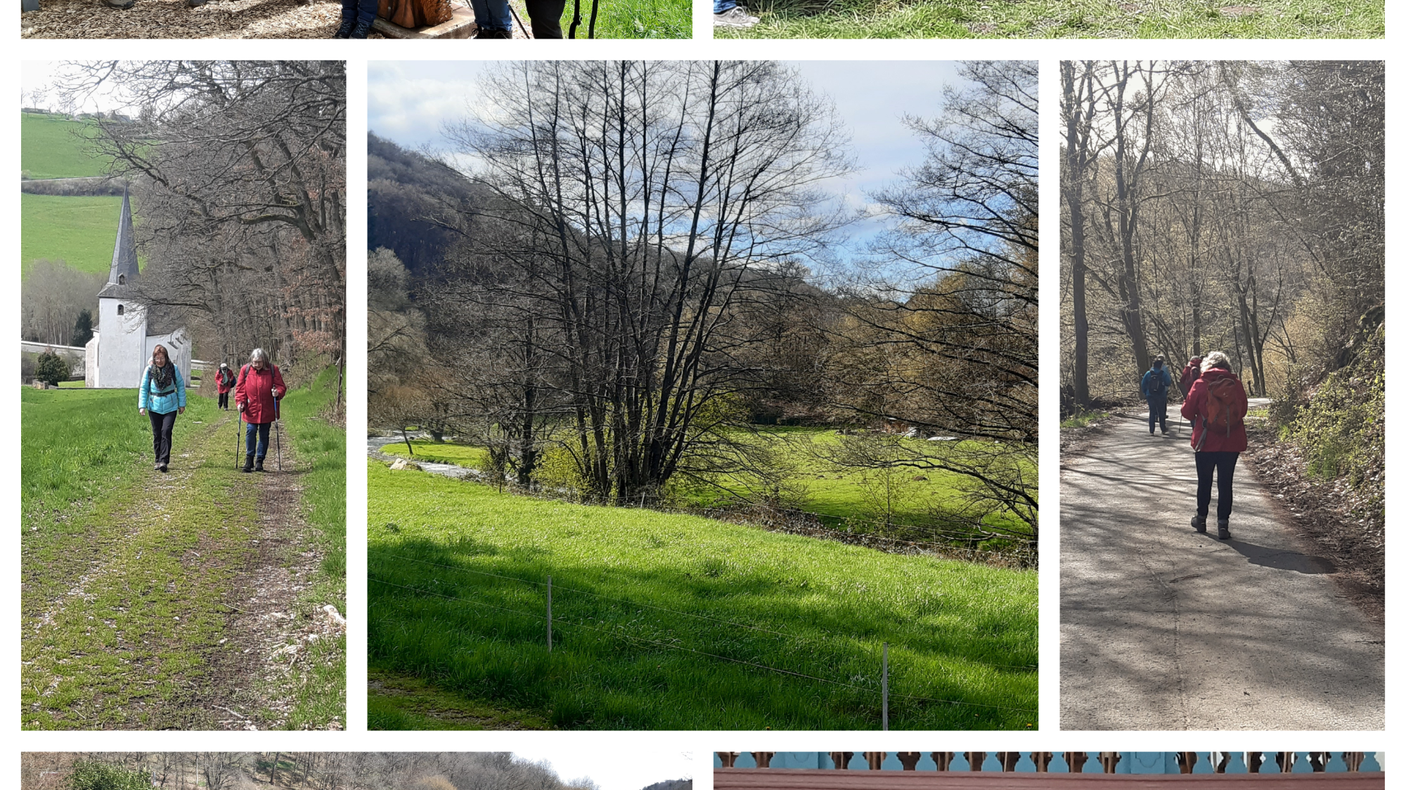 Collage Schreibwanderung