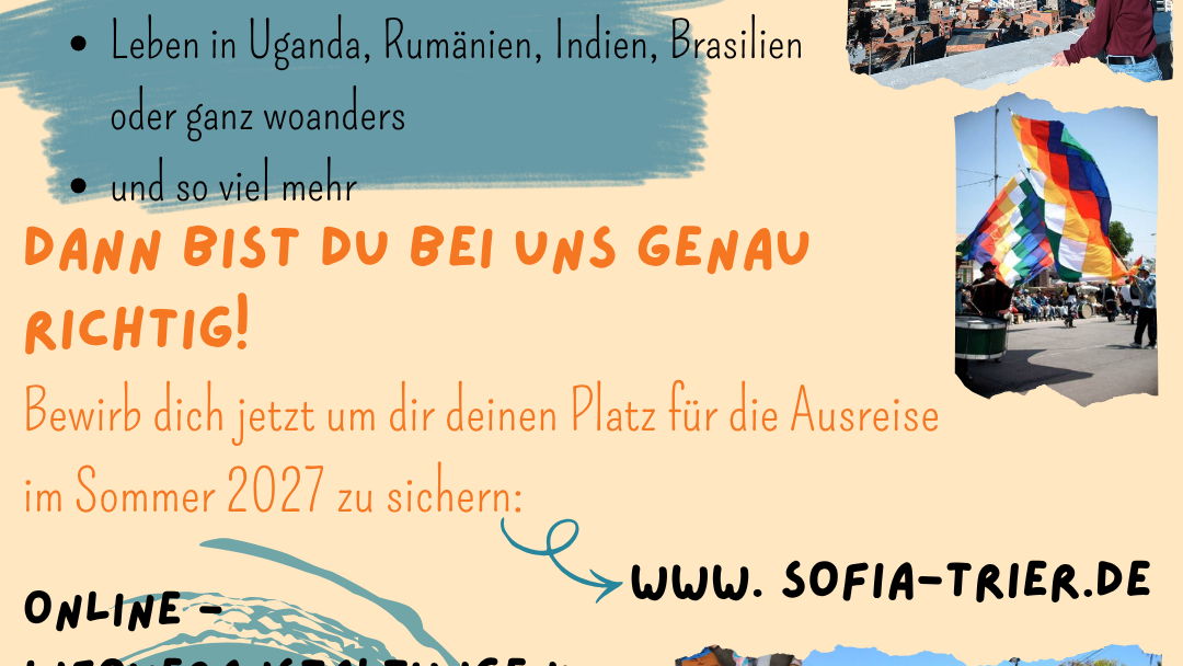 Bewirb dich jetzt für deinen Freiwilligendienst im Ausland (3)