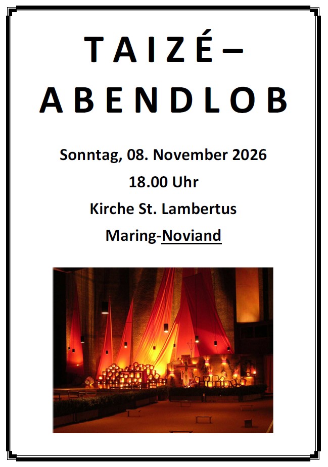 2026-11-08 Taizé-Abendlob
