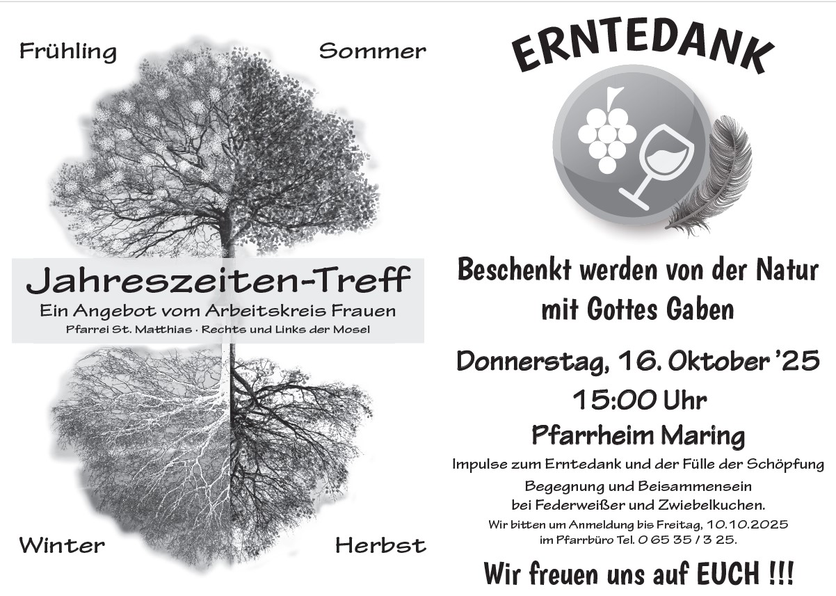 Jahreszeiten-Treff - 16.10.2025