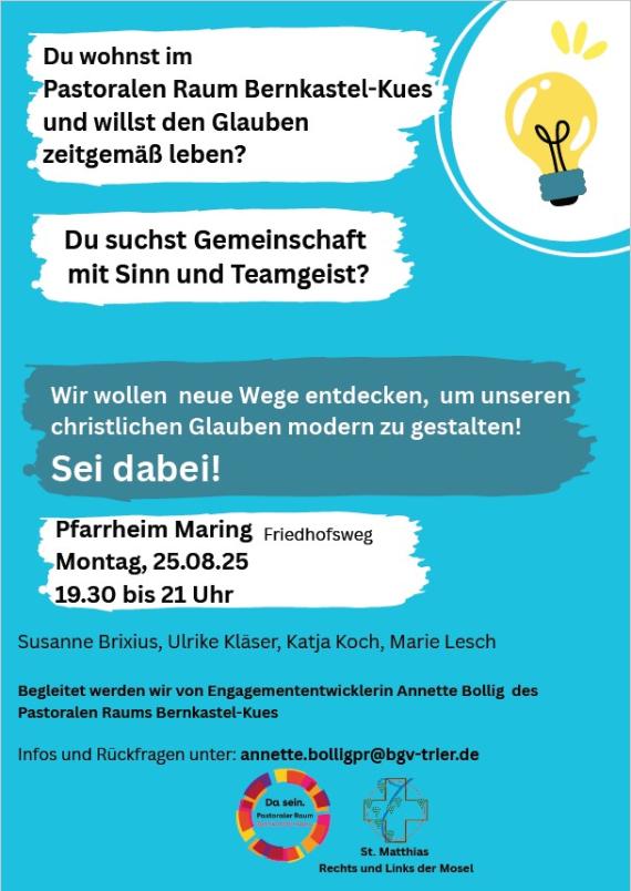 Treffen TvO - Ma-No und Pastoraler Raum